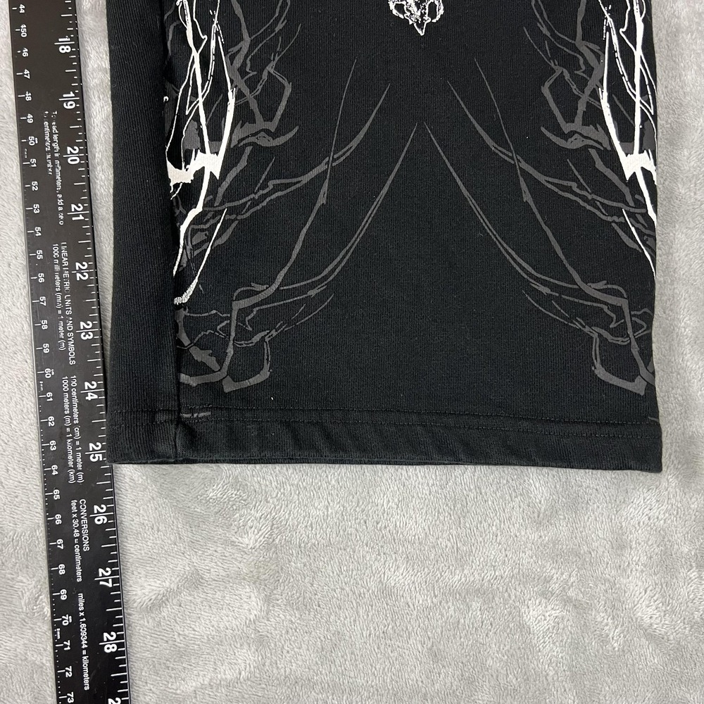 Breathe Divinity Sweatpants Mens Large Black Dragon Cross Fleece (Fits M & L) - Picture 7 of 9